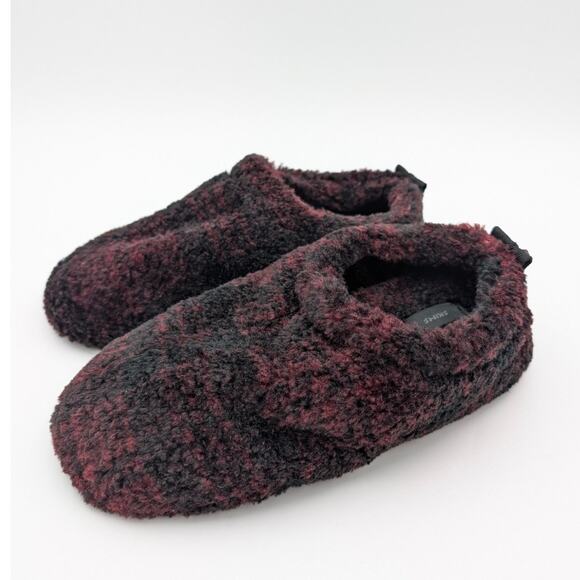 SKIMS Fleece Sleep Slippers Lightweight Women's Multi Plaid Size US6.5 EU37 - Picture 1 of 10